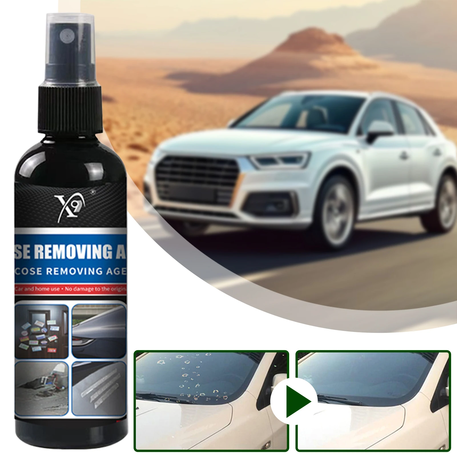 Multifunction Adhesive Remover Spray For Car Quick Easy Safe Sticker Remover For Home Car
