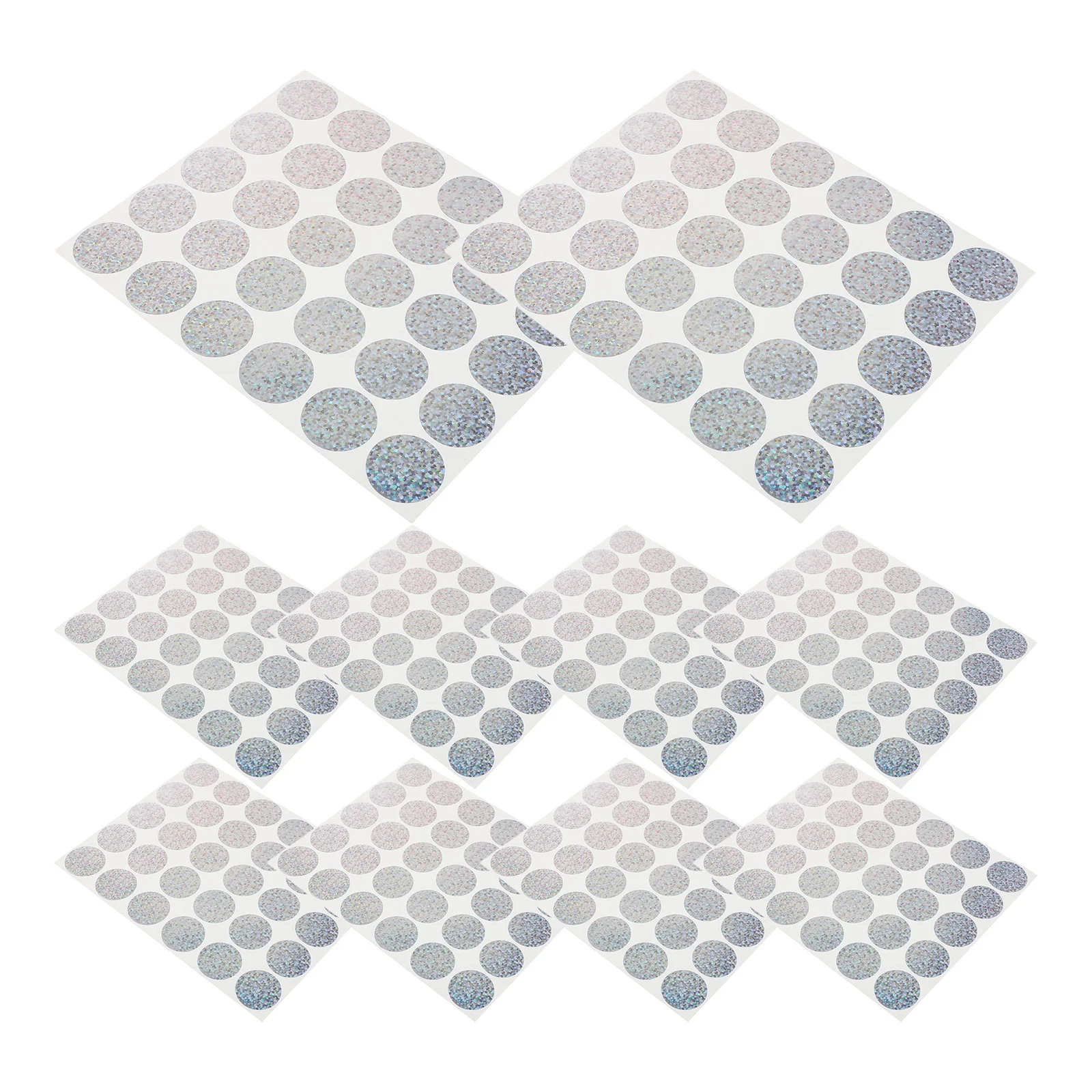 

10 Sheets Scratch Off Stickers Blank Scratch Off Notes for Rewards DIY Projects Classroom Party Games Tickets Labels