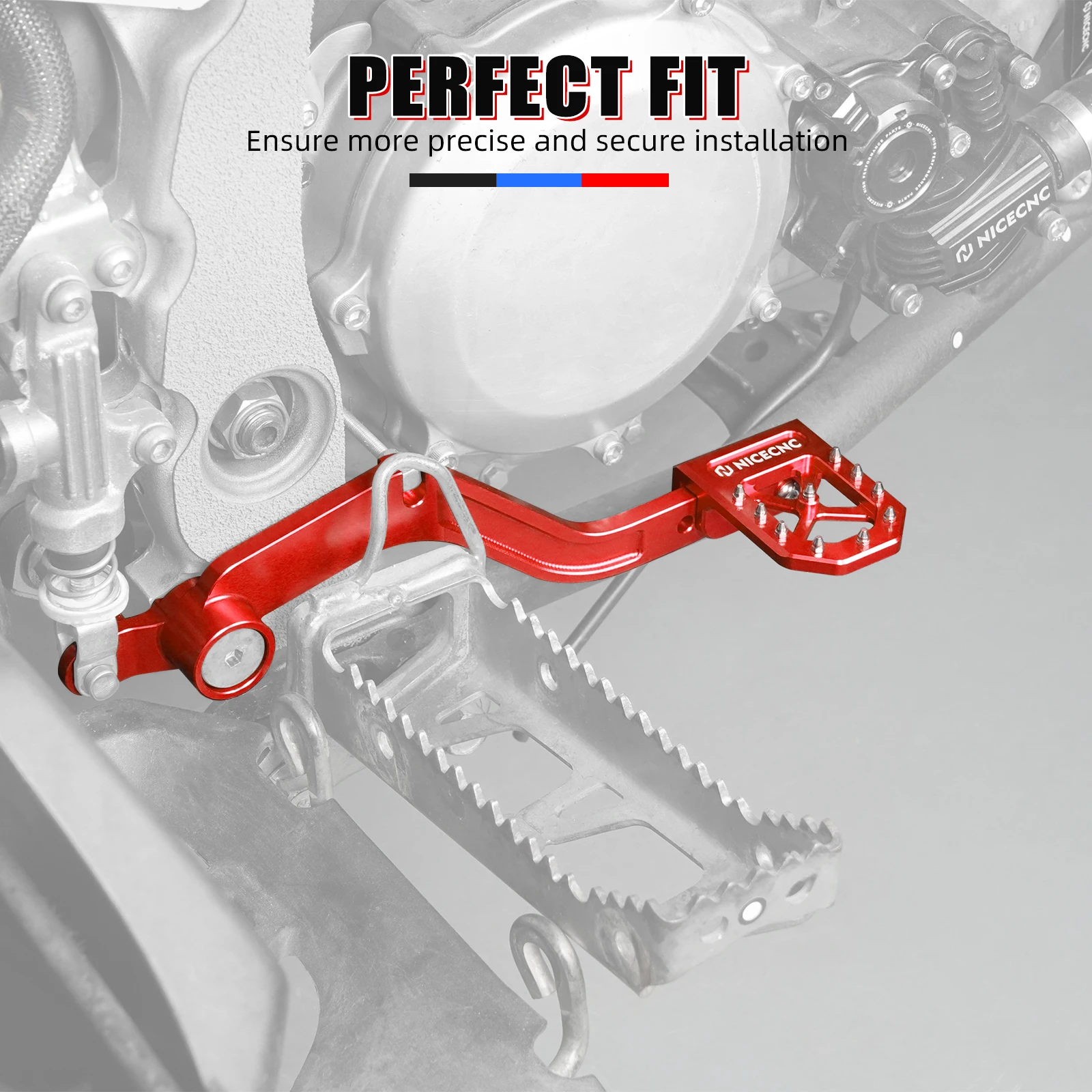 NICECNC For Yamaha YFZ450R 2009-2024 ATV Rear Brake Pedal Lever YFZ450X 2010-2011 YFZ450RSE Special Edition 2009-2022 YFZ450