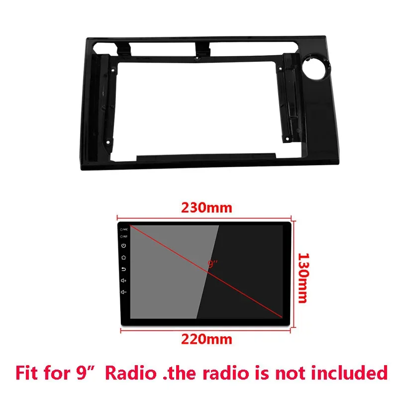 Car Radio Frame Kit For Honda BR-V / Brio 2016+ Auto Stereo Fascia Dash Panel Mounting Bezel Faceplate