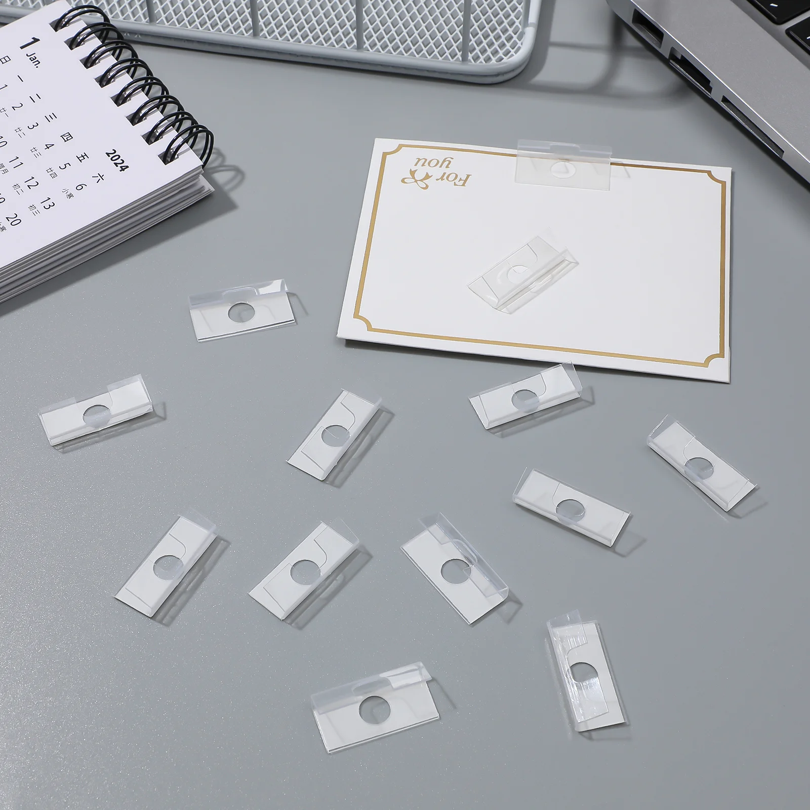 

200Pcs Durable PVC Jewelry Hook Adhesive Plastic Ear Rings Holders for Shop Display PVC Ear Hooks Earring Display Hook