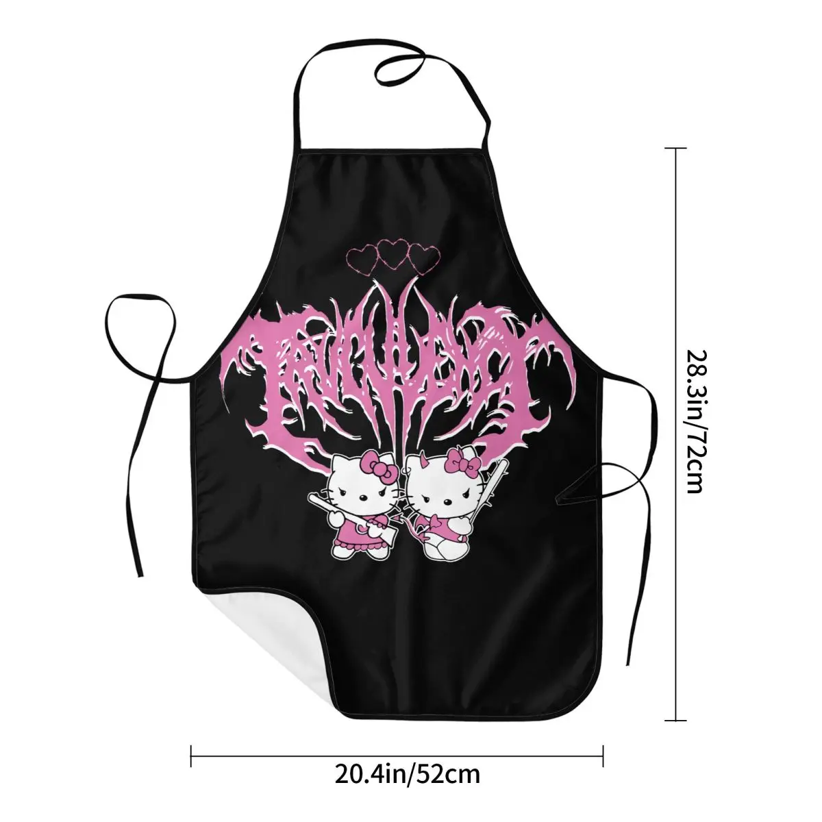 Funny Cool Girl Apron Men Women Unisex Kitchen Chef Hello Kitty Tablier Cuisine Cooking Baking Painting