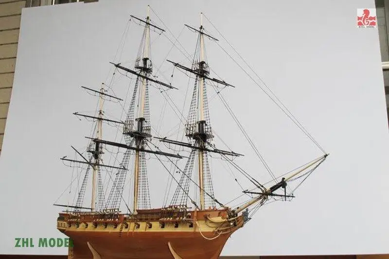 

HMS Surprise Scale 1/75 925mm 36.4'' Wooden Model Ship Kit with 4 lifeboat