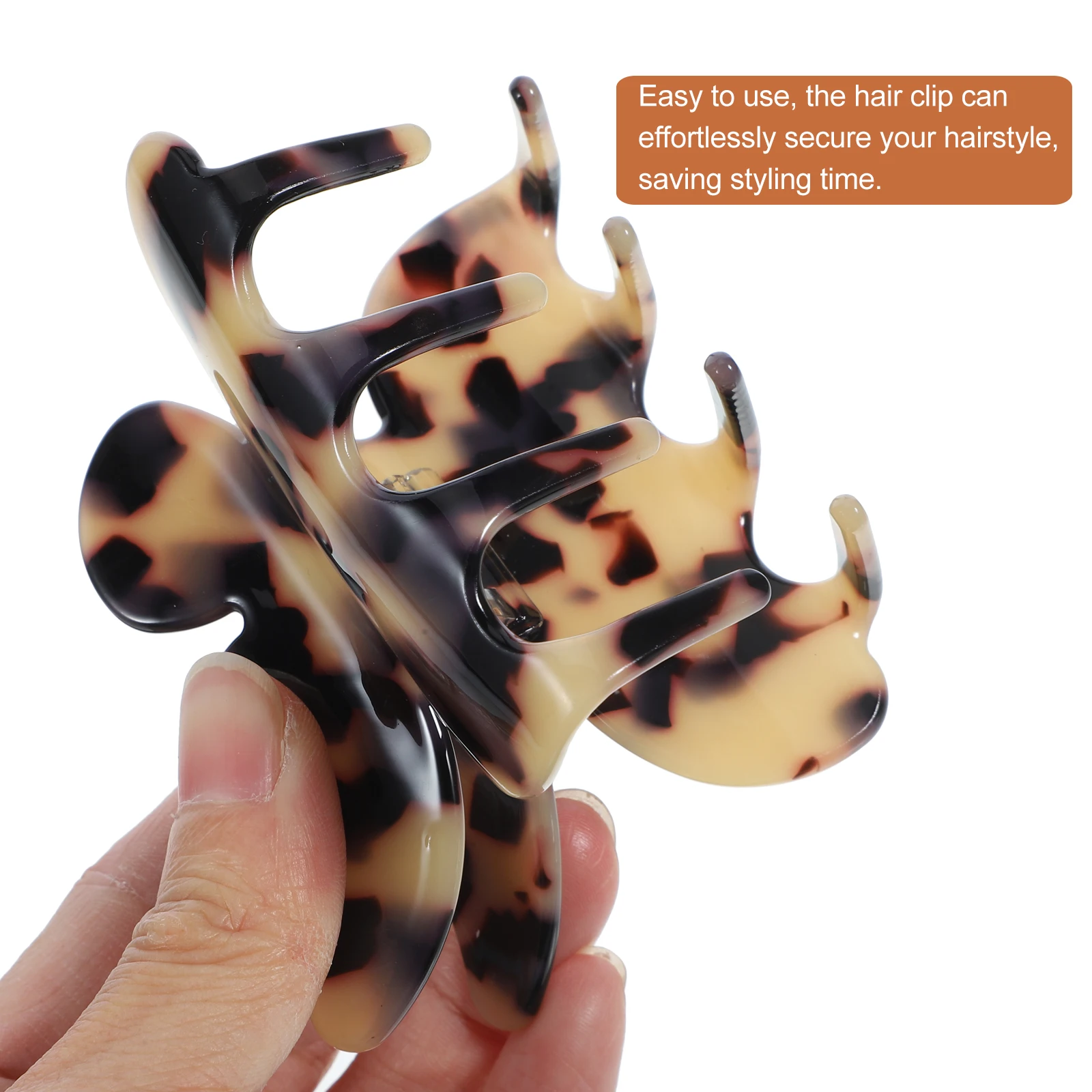 

Butterfly Hair Claw Clip Acetate Sheet Multi Functional Bun Updo Accessories for Women Color Sturdy Easy Use