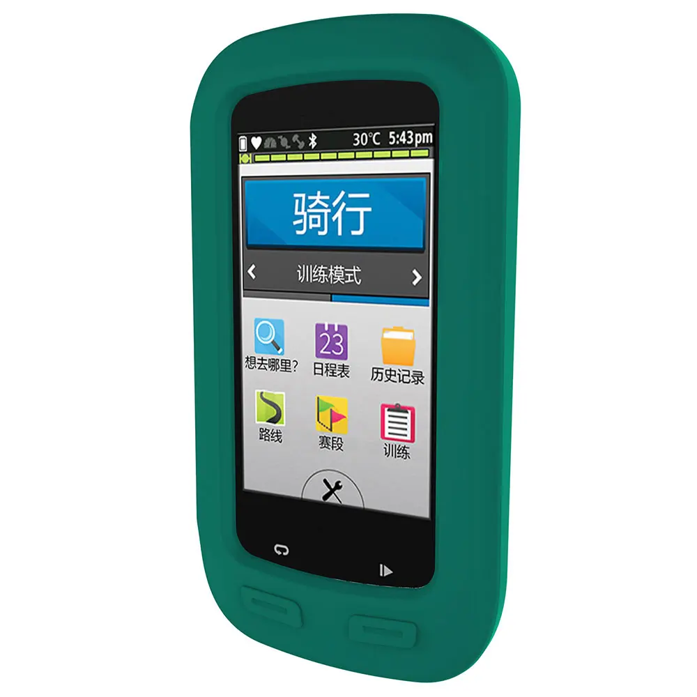 Glass Film + Silicone Protector Case For Garmin Edge 1000 Bicycle Computer Cycling Protective Cover Bumper Anti-collision Soft - Image 5