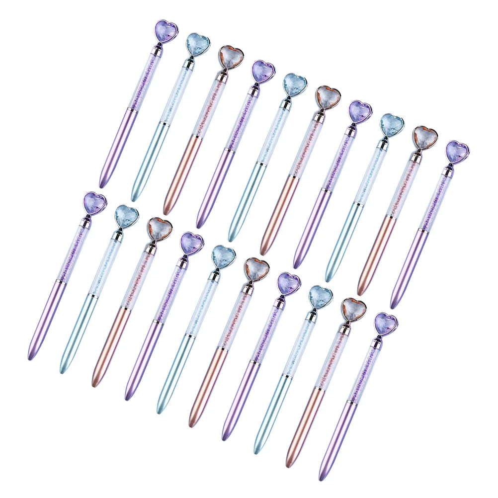

20 Pcs Colored Pens Colorful Crystal Writing Creative Ballpoint Office for Note Taking