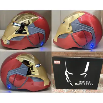 鋼鐵人 MK85 LED 燈全自動頭盔面具角色扮演超級英雄派對服裝道具電影週邊角色扮演配件 10 最佳銷售 鋼鐵人角色扮演 - №5