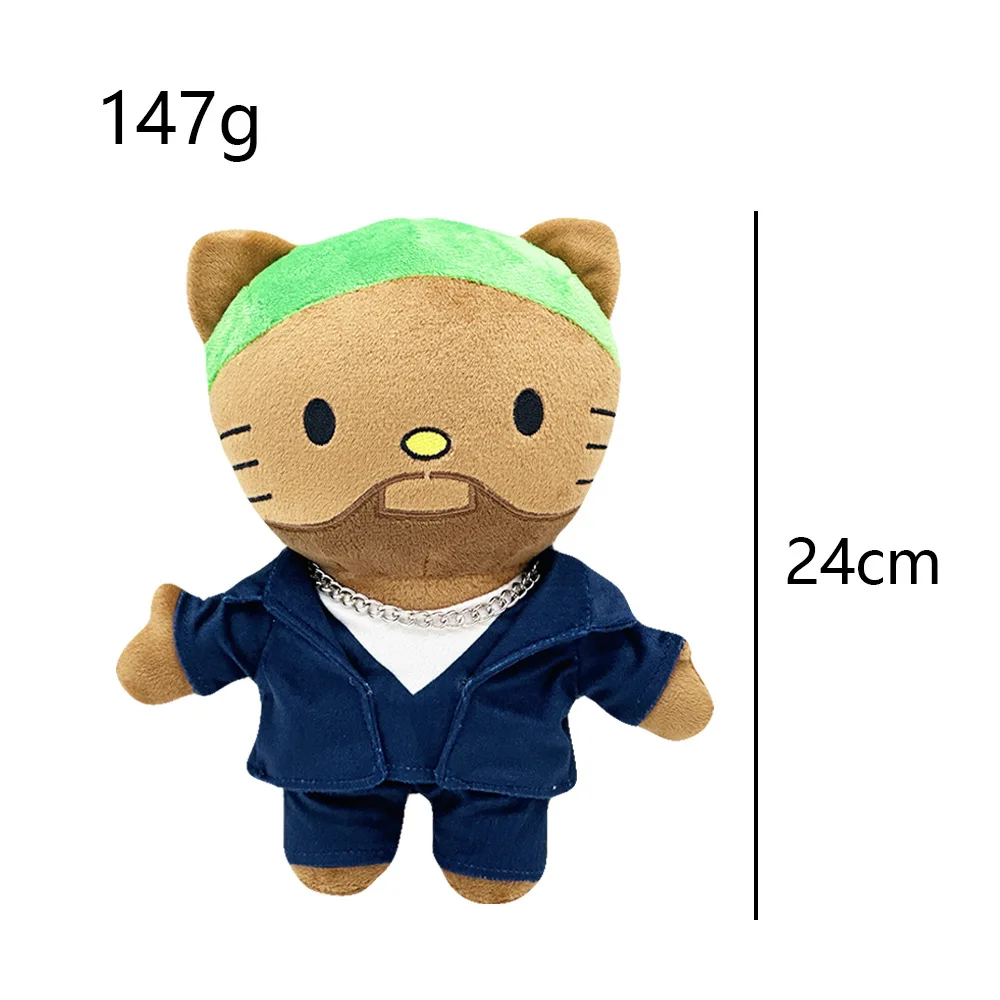 Muñeco de peluche de Hello Kitty as Frank Ocean para niños y niñas, peluches bonitos, regalos de navidad