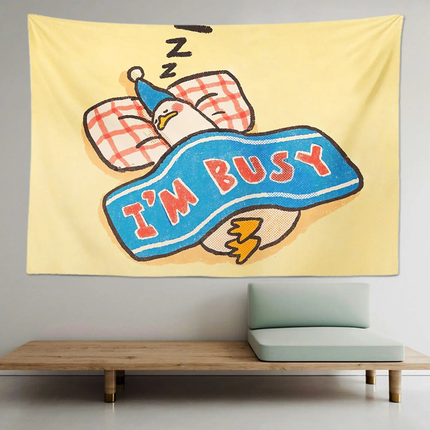 

19 Styles！Cute Duck Tapestry，Bedroom Wall Hanging，Background Cloth，Livestream Decor，Livestream Decor，Backdrop