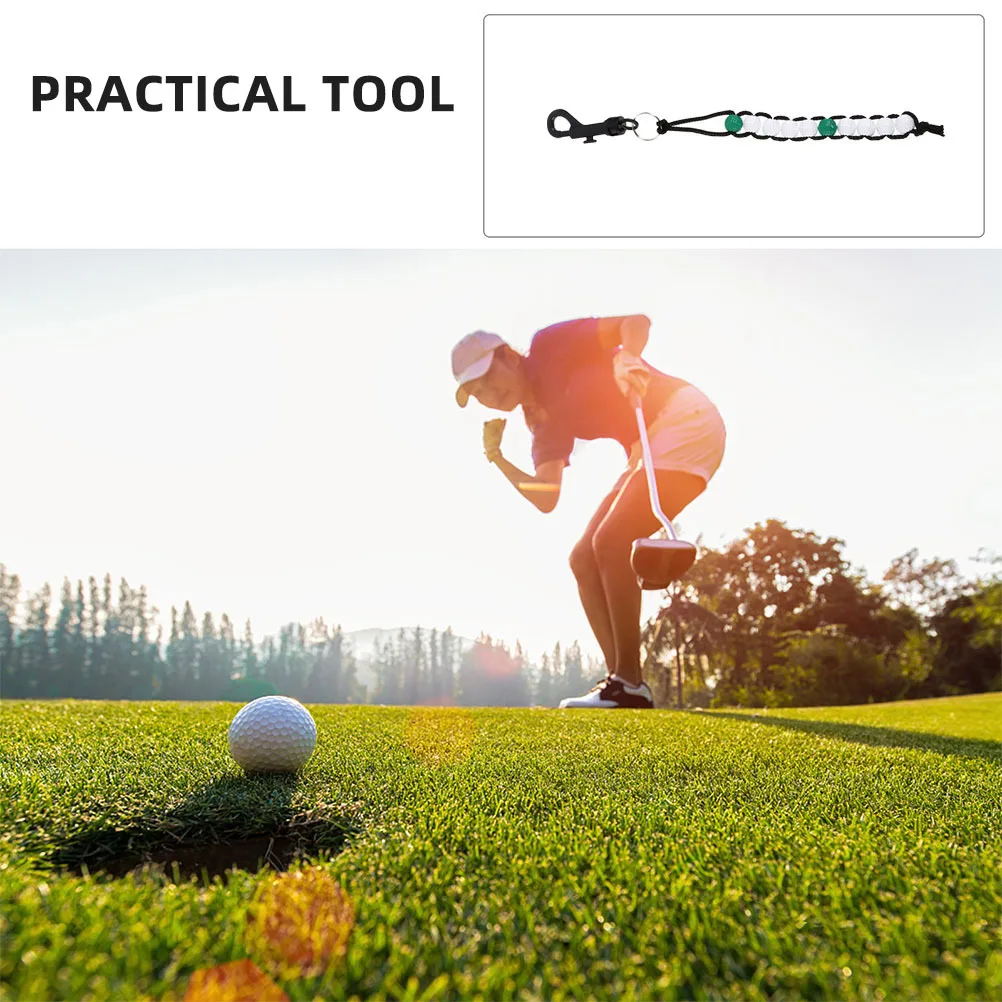 

6Pcs Golf Score Counter Plastic Beads Lightweight Clip Durable Stroke Tracker Golf Practice Equipment Putt Counter
