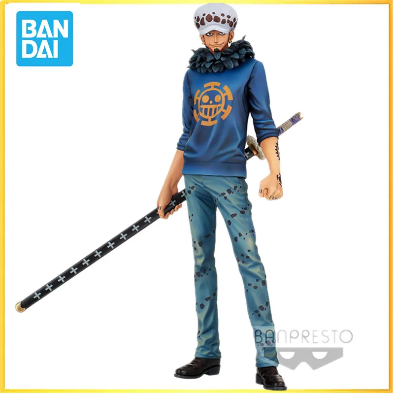 

In stock Original Genuine Bandai Banpresto One Piece MSP 26cm Trafalgar Law Figurine Model Doll Toys For Christmas Gifts Anime