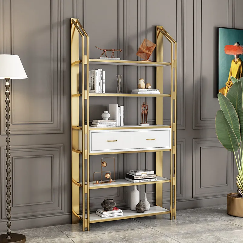 CX living room, shelves on the floor, bookcases against the wall, library newspapers and periodicals storage layered