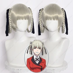 Anime Kirari Momobami Cosplay Wig 30cm Braided Wigs with Black Ribbon Heat Resistant Synthetic Hair