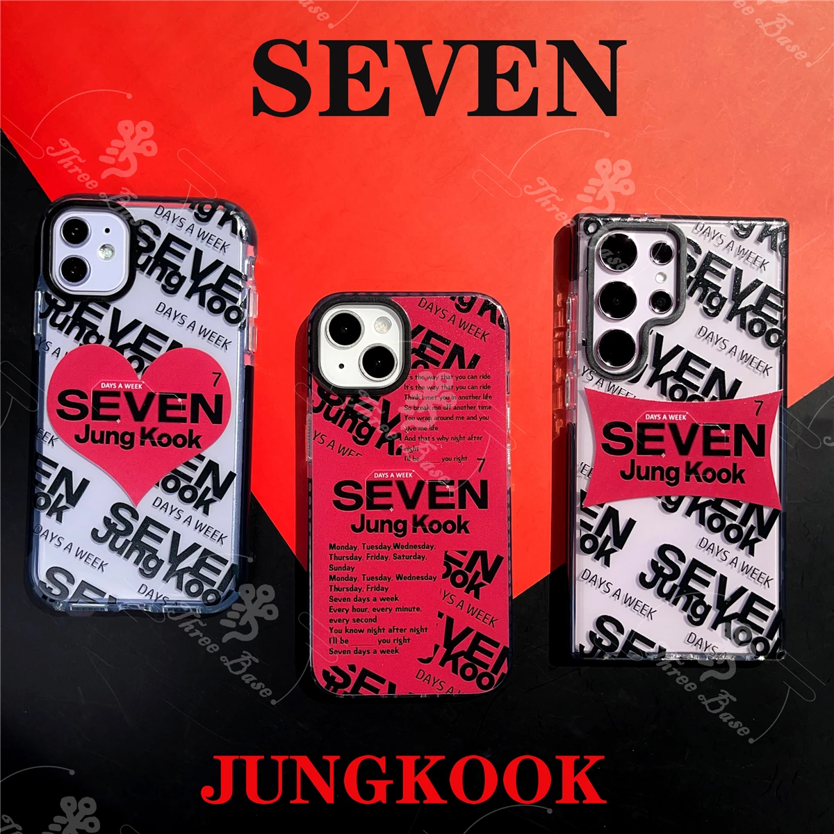 

Phone case KPOP JUNGKOOK SEVEN For Samsung galaxy S24ULTRA S23FE S23 S22+ S21FE S20FE A35 A55 A05S A52 A53 A15 A14 A23 A24 A25