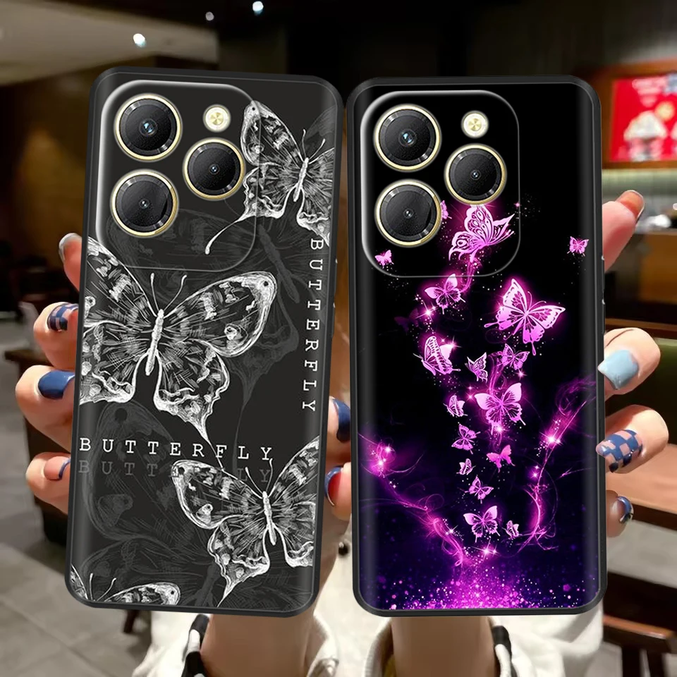 

For Infinix Hot 40 Pro Case Cute Cartoon Silicone Soft Back Cover Phone Case for Infinix Hot 40 Pro Hot40 40i Coque Hot40i Funda