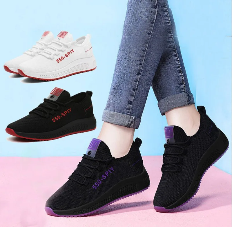 2021Tenis Feminino  Hot Sale Summer New Style Outdoor Sneakers Comfortable Breathable Hollow Casual Shoes for Women Sports Shoes