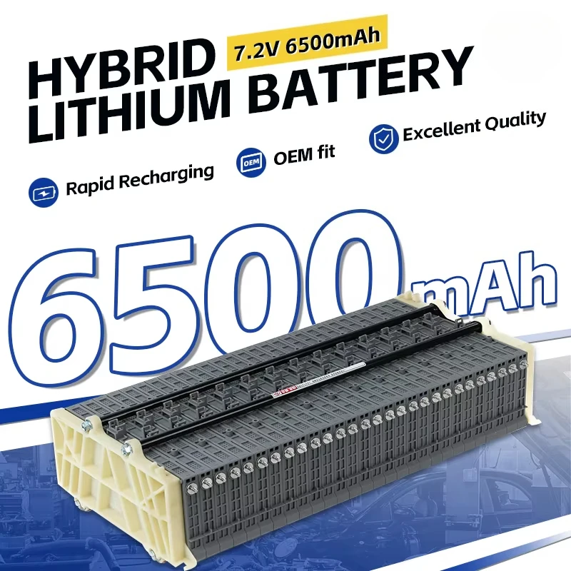 New 7.2V 6.9Ah Lithium Ion Hybrid Battery for Prius Gen 1234/Prius C/Aqua/ 70C Long Service Life