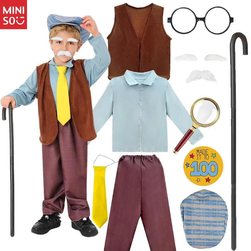 

2025 Kids Santa Claus Costume - Complete Set for Christmas Role Play & Performance