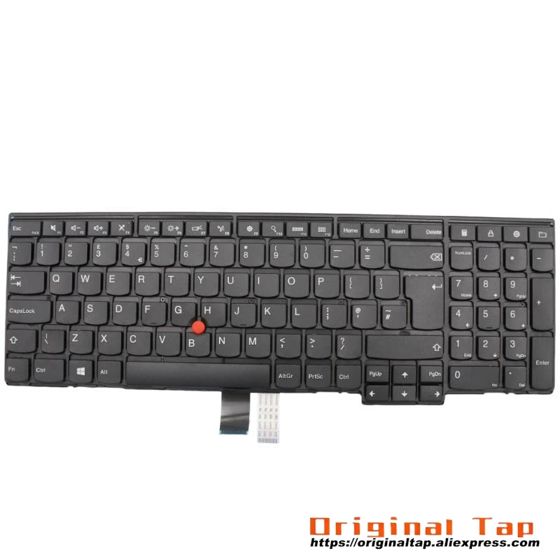 UK English Keyboard for Lenovo Thinkpad P50s T560 W540 T540p W541 T550 W550s L540 L560 04Y2377 00PA604 00PA645 04Y2455