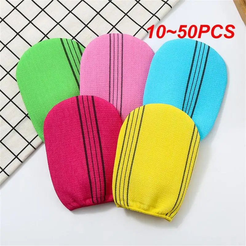 10~50PCS Exfoliator Tool Two-sided Adsorption Force Bathroom Products Sanded Solid Surface Exfoliating Towel