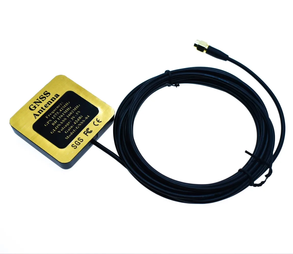 Antena GNSS GPS BD GLONASS L1 G1 Banda NEO-M8N 42dbi Ganho Antena Externa SMA TNC BNC MMCX MCX FAKRA Conector