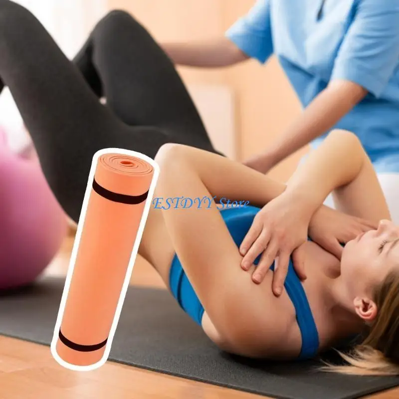 G6DE Nonslip Exercise Fitness Pilates Mat Exercise Body Building Blanket Sports Fitness Mat Gymnastics Mat Fitness Equipment