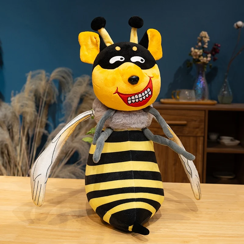 Bee Dog Creative Design Plush Doll Fun and Unique Styling Trick Friends Gift