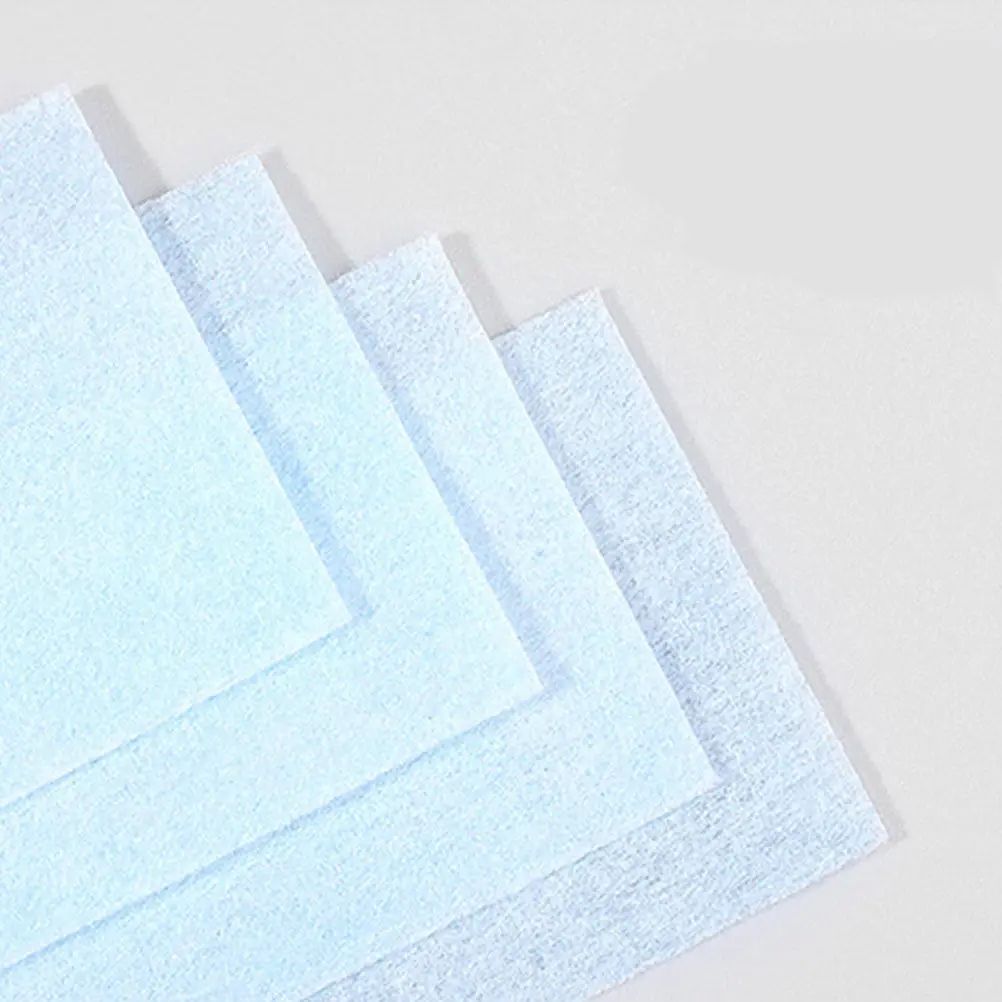 

2 комплекта одноразовых подушечек для снятия лака, мягкие, сильно впитывающие, для чистки ногтей, инструменты для маникюра и педикюра, для салонов и домашнего использования, синие