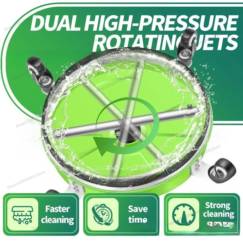 For High Pressure Washer Car Washing Machine Accessories Stainless Steel Washing Site Disc Washing Brush