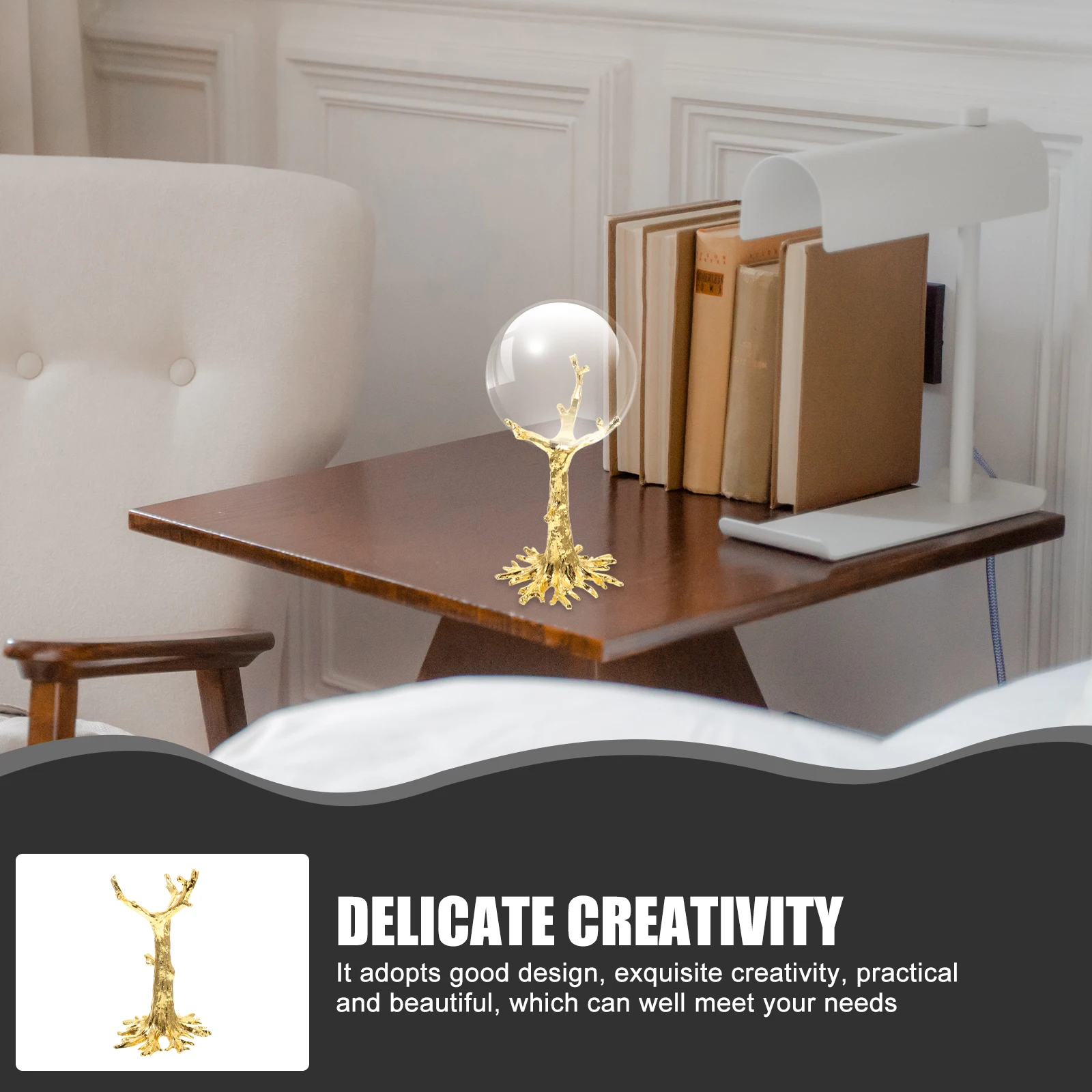 

Хрустальный шар из цинкового сплава, дисплей для хранения камней, домашний декор, хрустальный шар, опорная основа, сферическая стойка, металлический держатель