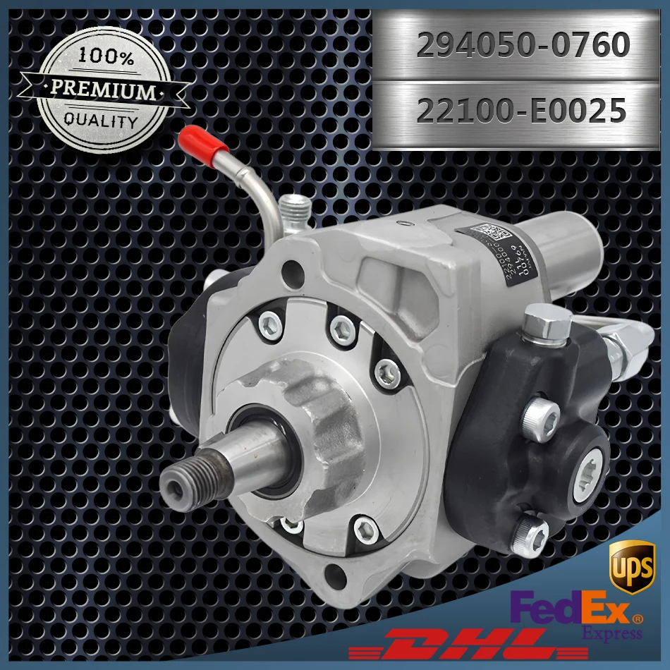 

294050-0760 22100-E0025 High-Quality Common Rail Fuel Pump 2940500760 for Hino Engine J08E Kobelco Excavator SK300-8 SK330-8