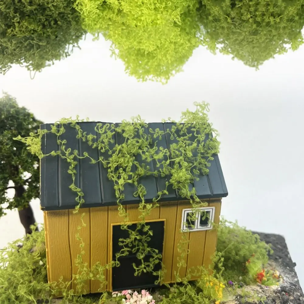 10 جرام ملحقات كرمة قصب اصطناعي أخضر منظر طبيعي صغير مصغر طاولة رمل من الخوص نموذج مشهد محاكاة الزواحف اللبلاب #2