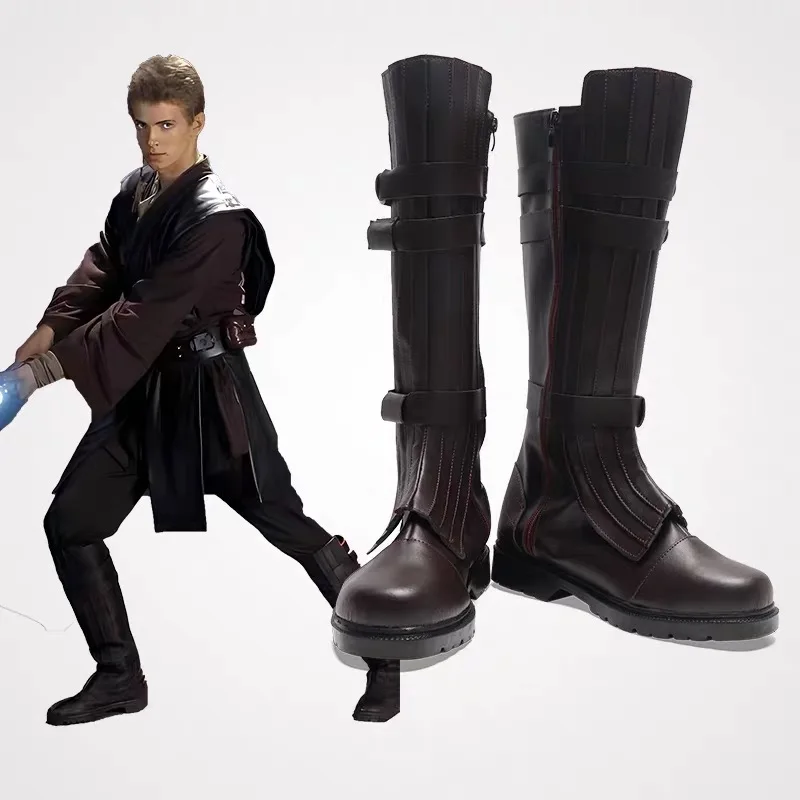 Darth Vader Anakin Luke Skywalker Obi- Wan Kenobi Darth Maul Stormtrooper Cosplay Boots Shoes Halloween Shoes for Men