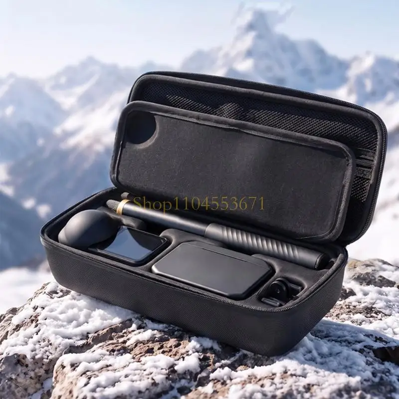 Best Seller Camera Carrying Case with Mesh Pocket and Organized Interior, for X6 EVA Hard Shell Design, Double Zippers and