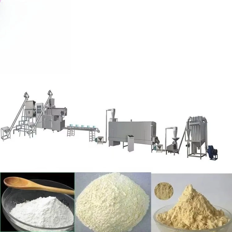 High Capacity Modified Potato Cassava Starch Production Lines Fully Automatic Extruders for Modified Corn Starch