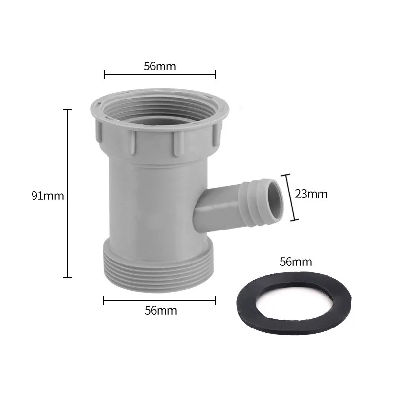 Waschbecken Abflussrohr Adapter Y-förmige Becken Kanalisation Zweig Stecker Überlauf Rohr Gewinde Schlauch Joint für Küche Bad Zubehör