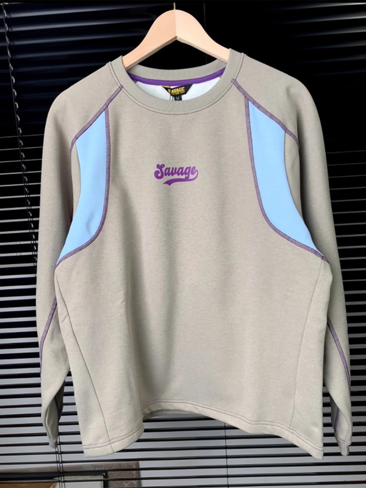 

Мужская уличная толстовка с длинным рукавом, плотная, с цветными блоками, дышащая, комфортная, для базового слоя