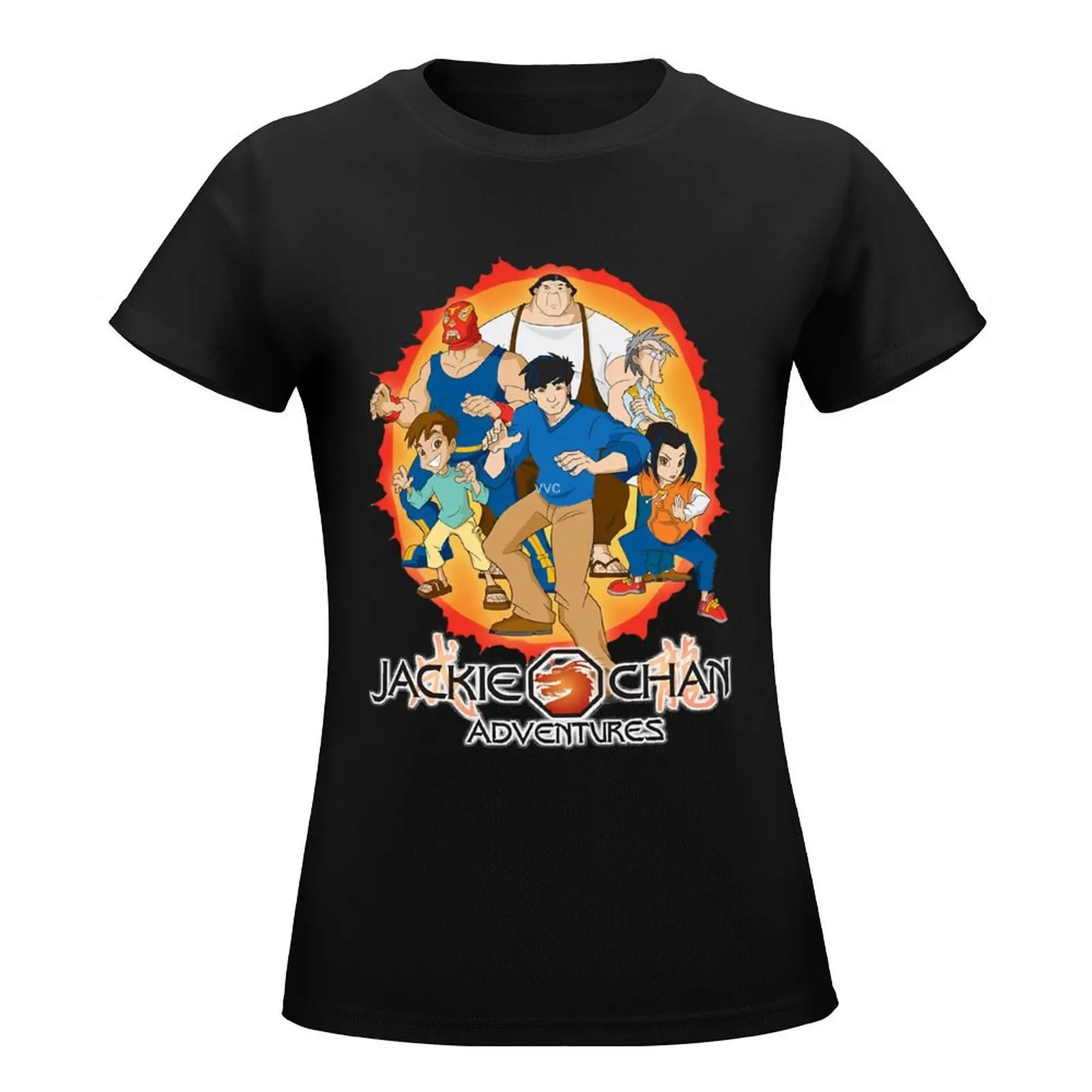 Jackie Chan Adventures T-Shirt vintage customs white t-shirts for Women