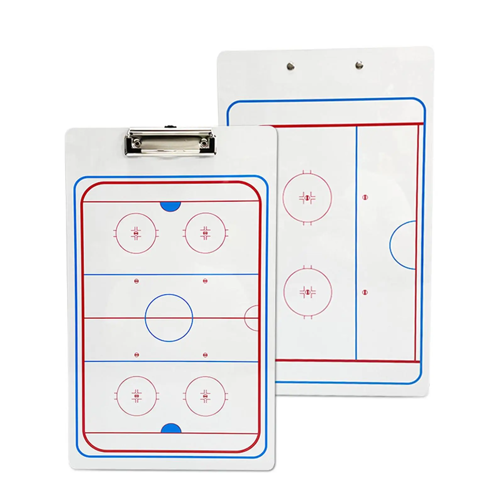 Ice Hockey Coaching Board Clear Print Simulation Portable Easy Writing and Wiping Off for Team Teaching