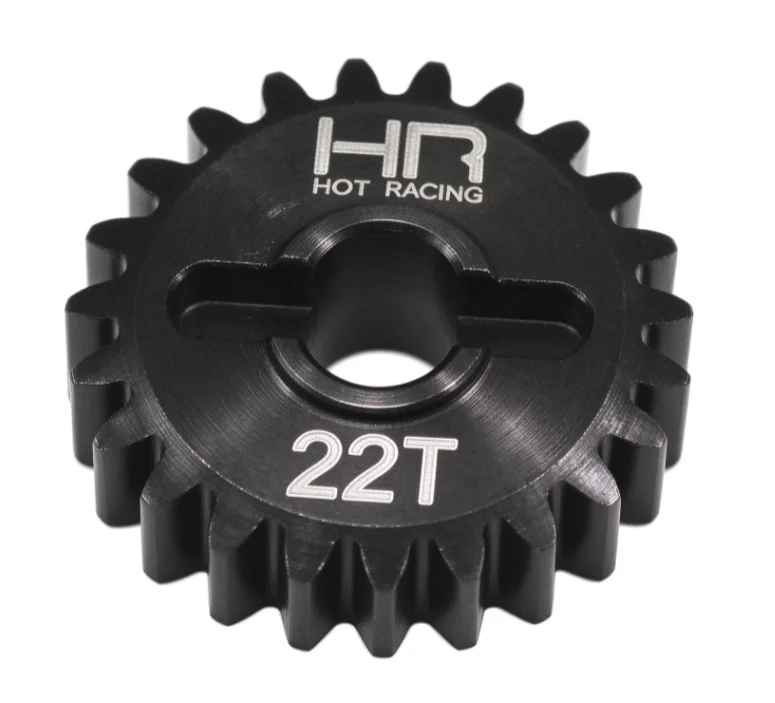 Hot Racing CNC machined steel 13T-22T Overdrive Portal gear set for Axial Capra UTB SCX10III
