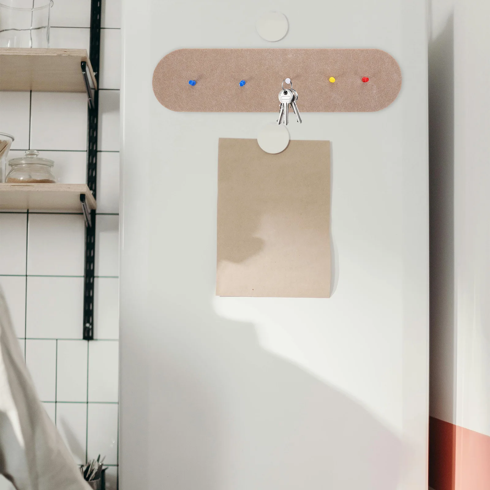 2 قطعة لوحة إعلانات ناعمة متعددة الوظائف مفتاح صور حامل زجاجي للمجوهرات سهل التركيب بدون ضرر لتوفير المساحة ديكور داخلي #2