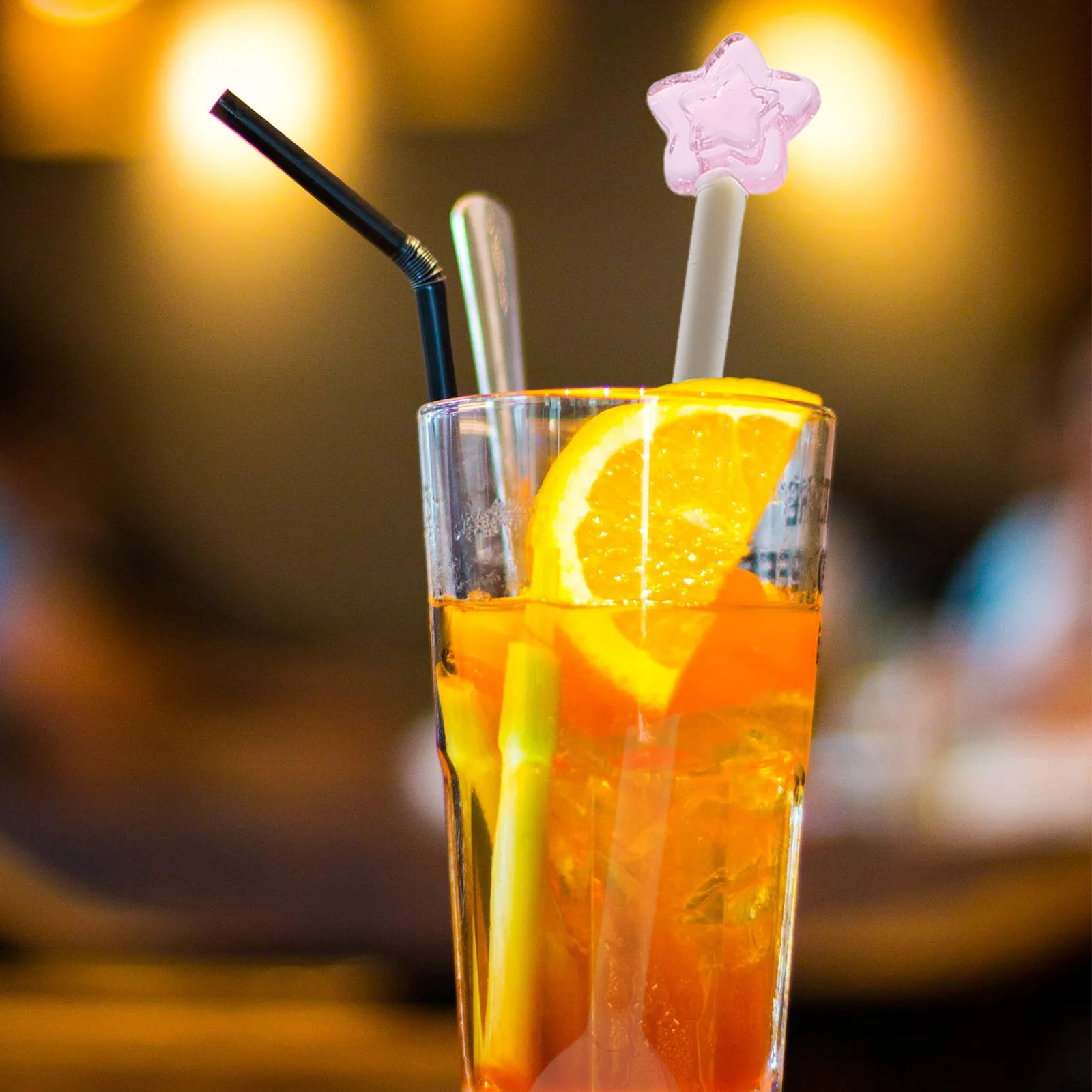 

3Pcs Glass Coffee Stirrers Long Handle Heat Resistant Transparent Tea Spoons for Mixing Desserts Ice Cream Salads