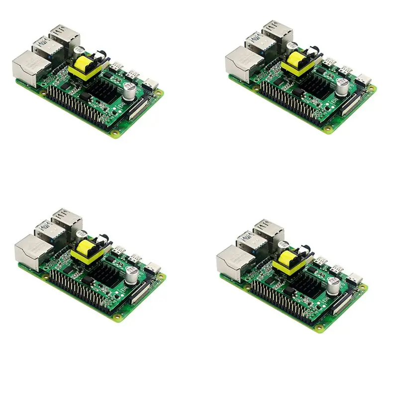 

4X For Raspberry Pi 4B POE Module Power Over Ethernet IEEE 802.3Af Standard Switches POE Hat-ABIU