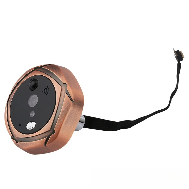 4.3-Inch Smart Visual Cat Eye Doorbell, Monitoring, Intercom, Infrared, Video, Built-in 8000MAH Battery