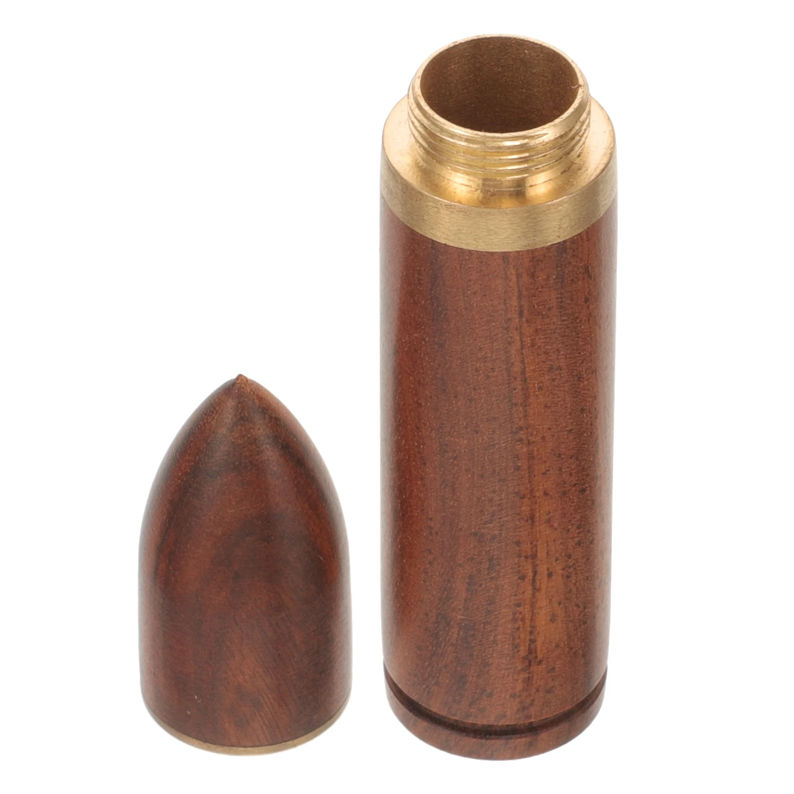 

Wooden Syringe Needle Storage Case Sewing Needle Holder Large Capacity Shaped Natural Wood Smooth Surface