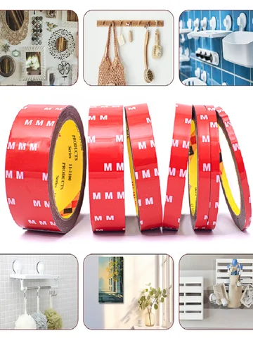 3Meters Extra Strong Double Sided Tape Adhesive 0.8mm Thick For Car Industry Special High Viscosity Mounting Fixing Sticky Tape