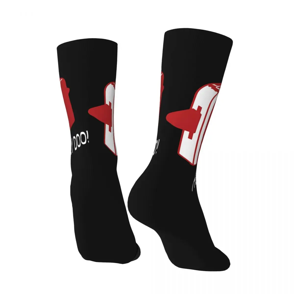 Vintage Talkie Toaster Red Dwarf Men's compression Socks Unisex Red Dwarf Street Style Pattern Printed Novelty Crew Sock