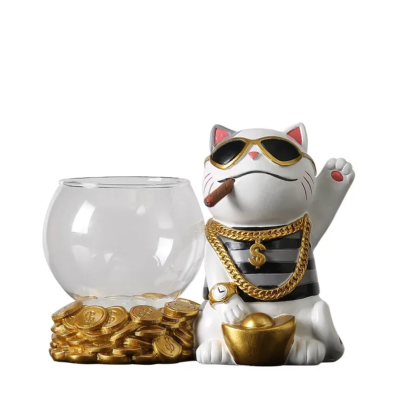 resin home decor wholesale fortune cat luxury decorations for home