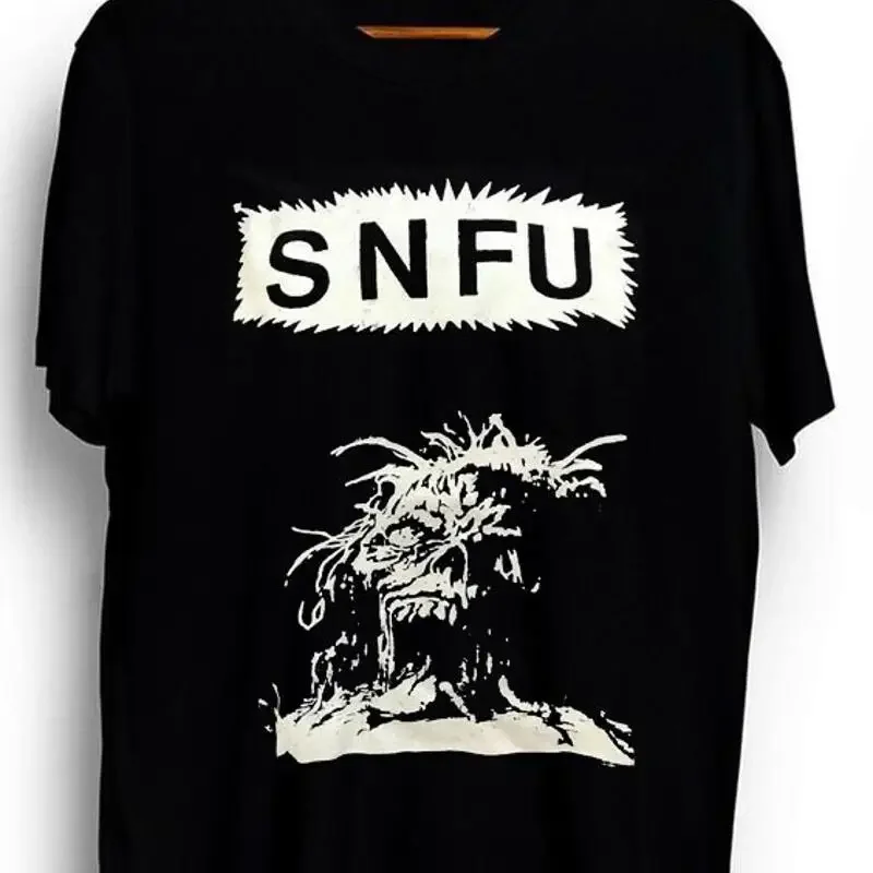 SNFU punk band t shirt hardcore punk unisex remake shirt TE2503