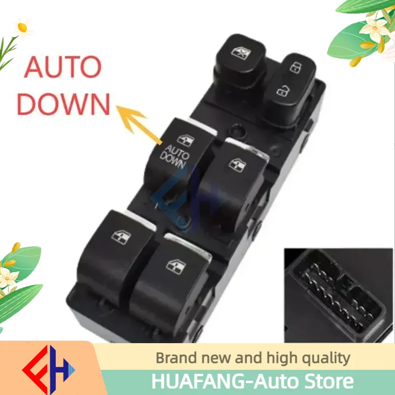 Front Left Electric Car Power Lifter Button Window Control Switch For Jac Js2 Refine S2 L22013 3750030u8910 3750030u1911